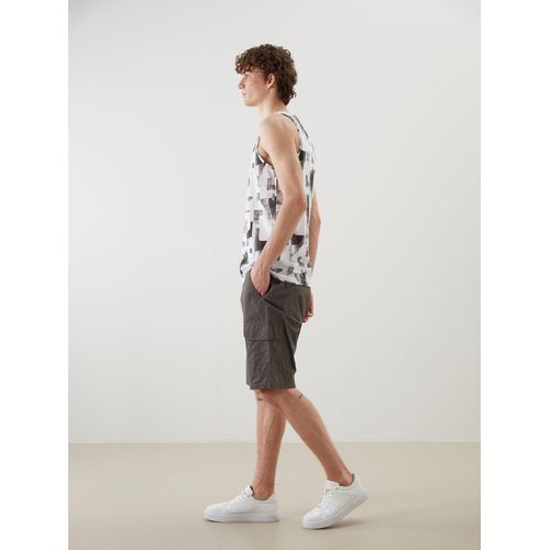 Standard Fit Twill Men's Cargo Shorts