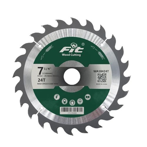 Circular Saw Blade for Wood 7.25 inch 24 Teeth 2.2mm