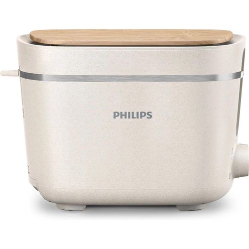 Eco Conscious Series 5000 Toaster HD2640 830W Power 8 Browning Levels Sustainable Bioplastic white