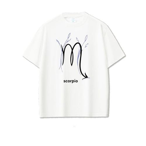 Scorpio zodiac t-shirt white