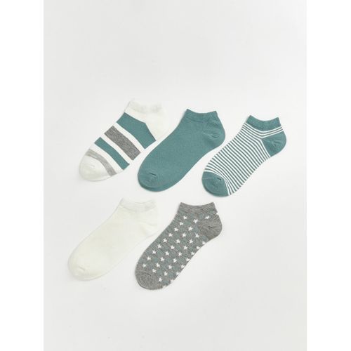 Mixed Patterned Women's Trainer Socks 5-Pack