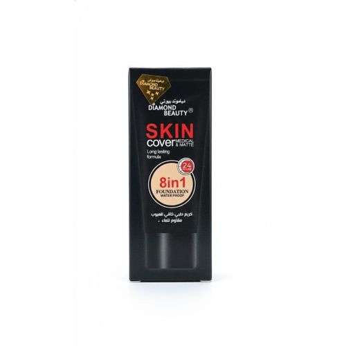 Skin Cover 8 in 1 Medical Matte Foundation - Waterproof and Lasts 24 Hours.