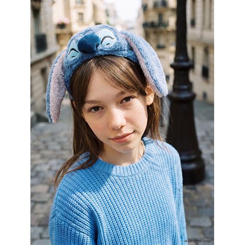 Stitch Licensed Embroidered Detail Figured Plush Headband