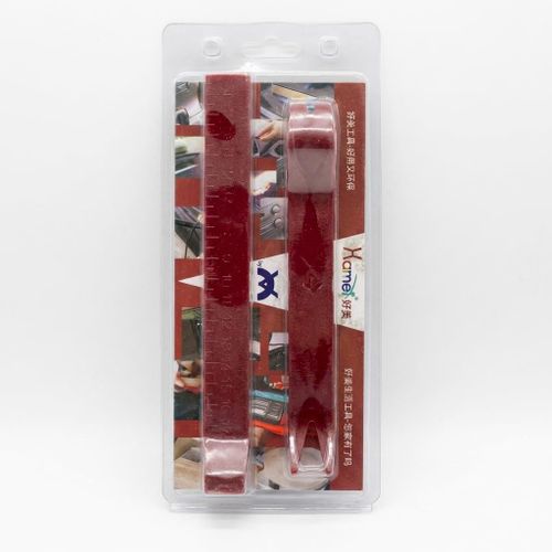 2-Piece Car Interior Trim and Pry Bar Tool Set with Measuring Scale