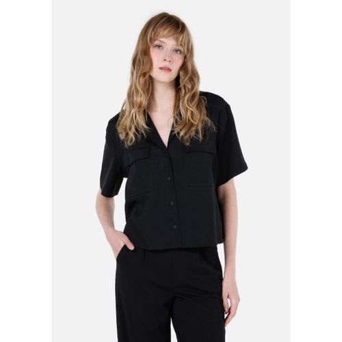 Women SHORT SLEEVE SHIRT BLACK