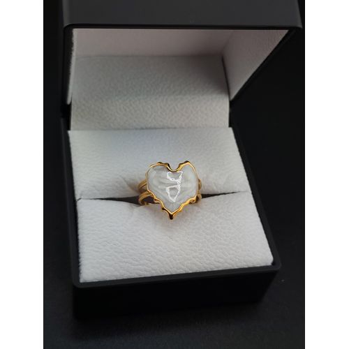 Mother-of-Pearl (Shell) Free-Size Open Ring