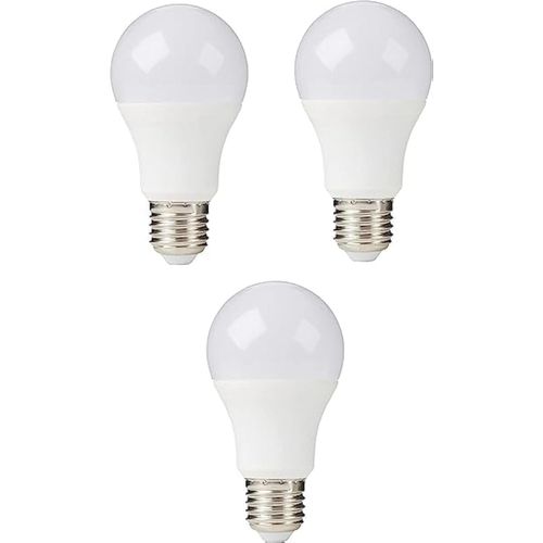 Led Bulb Lamps - 3 Pcs - E28- white Light - 9 Watt