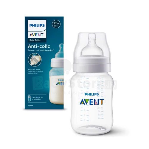 Anti-Colic Baby Bottle 260ml (1M+) – Infant Feeding Bottle, 1 Pack