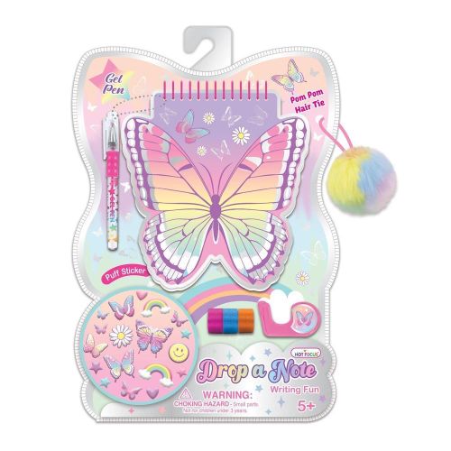 Tie-Dye Butterfly Drop a Note Writing Fun Set - 230TB