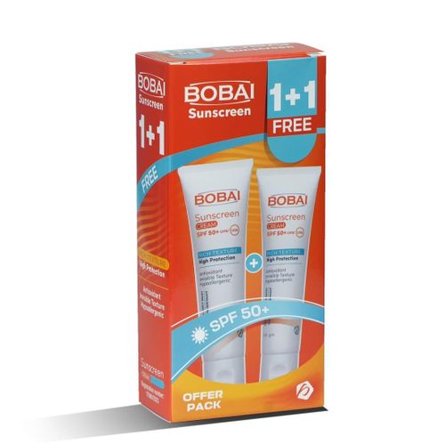 Sunscreen Cream SPF 50+UVB/UVA Rich Texture - 50gm 1+1