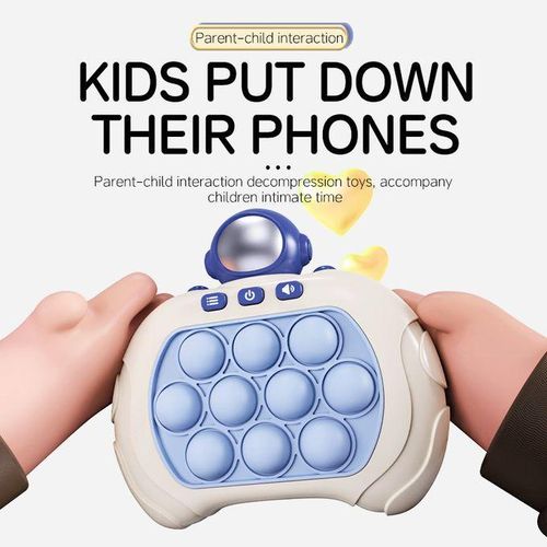 Pop It Electronic Stress Relief Game for Kids and Adults Astronaut