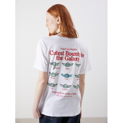 Crew Neck The Mandalorian Printed Women's T-Shirt