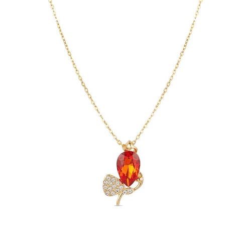Crystal Floral Necklace