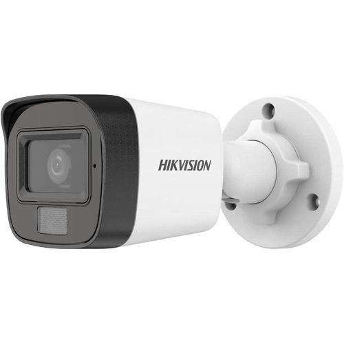 2MP Outdoor Dual Light + Audio MIC Wired CCTV 1080p Camera DS-2CE16D0T-LPFS with USEWELL BNC/DC for 2MP & Above DVR, White