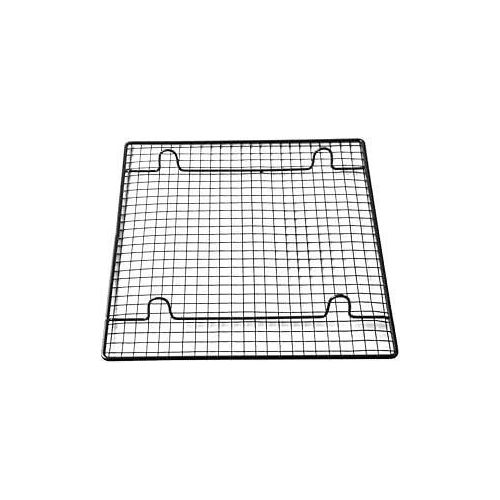 Rectangular cake and pastry cooling and ventilation rack measuring 41 x 25.5 cm