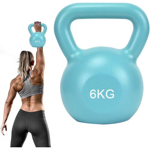 6kg*2- Dumbbell Handle Kettlebell Attachment, Portable Adjustable Strength Training Grip for Core Fitness & Home Gym Exercises – Multicolor