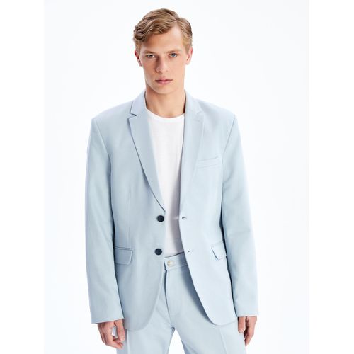Standard Fit Linen Blend Men's Blazer Jacket