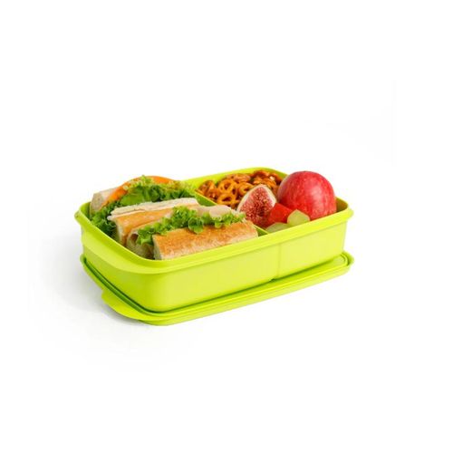 Lunch Box 1L – Divided, with Vent Lid GREEN( SPECIAL OFFER )