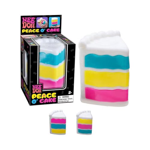 Needoh Peace O Cake - Sensory Squeeze Toy - Colors May Vary