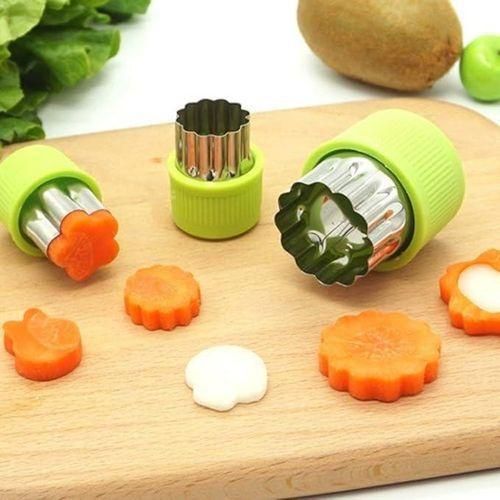 Set Of 10 Vegetable Cutter Shapes, Mini Stainless Steel Fruit And Cookie Cutter, Flower, Star, Heart And Animal Molds, Decorative Food Cutter Tools For Sandwiches, Cheese, Bread And Vegetables