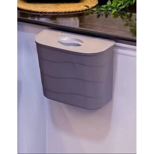 Door BasketWith you everywhere in your kitchenOn the door and placed on the floorOn the washing machine in the bathroomMulti-purposeTrash basketPlastic materialEquipped with a lid