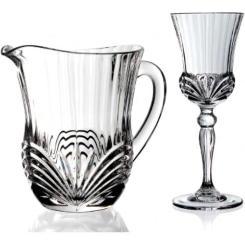 Aurea Crystal Glassware 7-Pieces Set