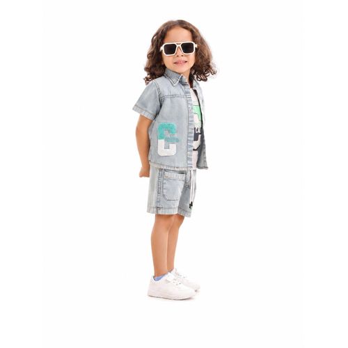 Three-pieces cotton clothing set 1704-LB