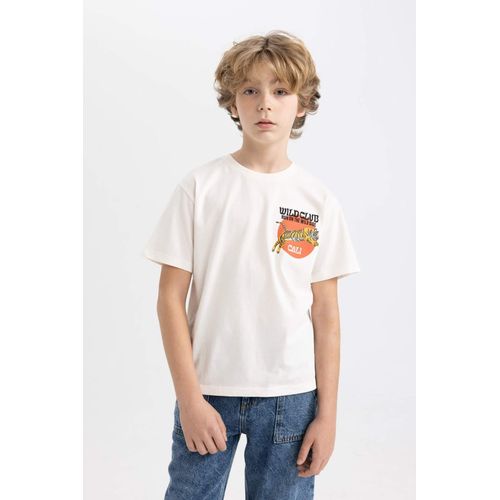 Boy Crew Neck Embroidered T-Shirt