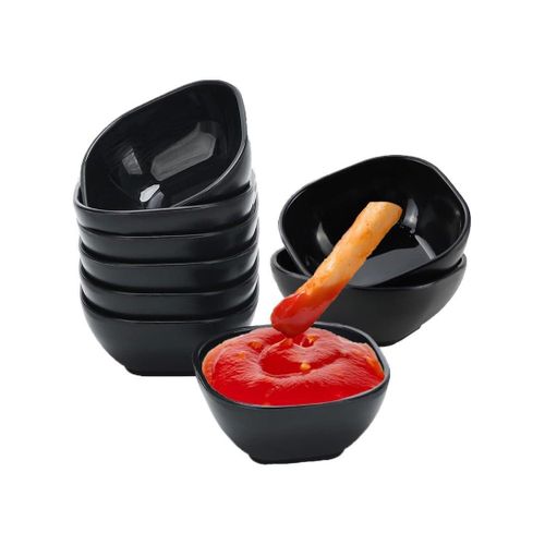 Mini Wheat Straw Sauce Bowls Set of 9 â€“ Unbreakable Small Dipping Dishes for Soy Sauce, Ketchup, Condiments, Desserts & Snacks â€“ Reusable, Lightweight Prep Bowls for Everyday Use