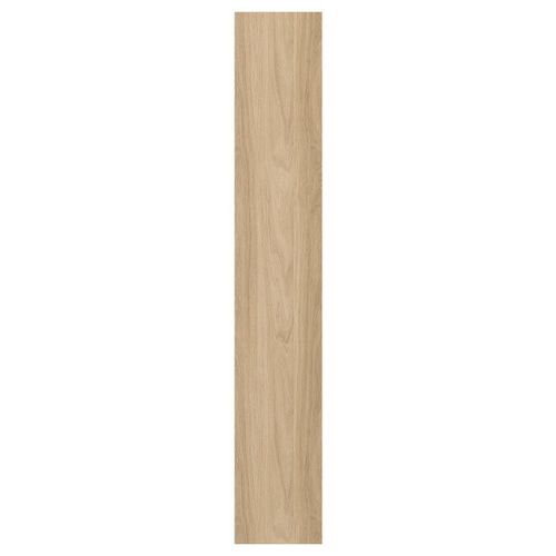 Door A vertical ENHET cabinet panel in a light wood finish with a smooth, foil surface.