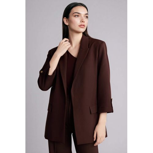 Regular Fit Jacket Collar Blazer