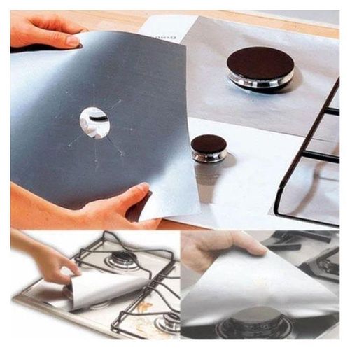 High-quality aluminum foil for stoves - set of 12 pieces