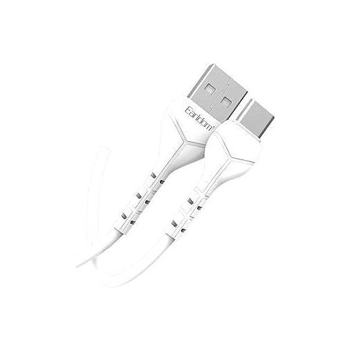Earldom 1M White USB Type-C Cable - Fast Charging Data Transfer for Smartphones Tablets Laptops More