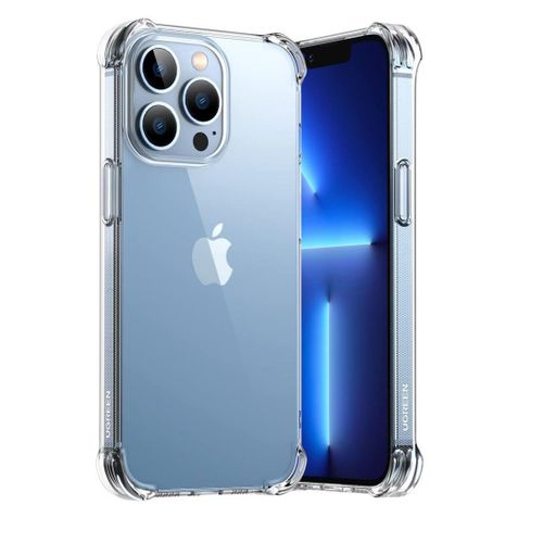 Compatible with iPhone 13 Pro Case, Anti-Scratch, Crystal Clear Phone cover, Premium Flexible Bumper Cover, Shockproof iPhone 13 Pro Case With Drop Protection Corners - Transparent (6.1-Inch)