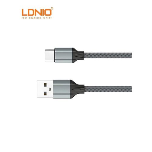 LDNIO LS441 USB-A to Type-C Charging and Data Cable 1m – 2.4A Fast Charging – Durable TPE Anti-Bending Design