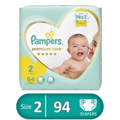 Premium Care Diapers - Size 2 - 94 Pcs - (123)