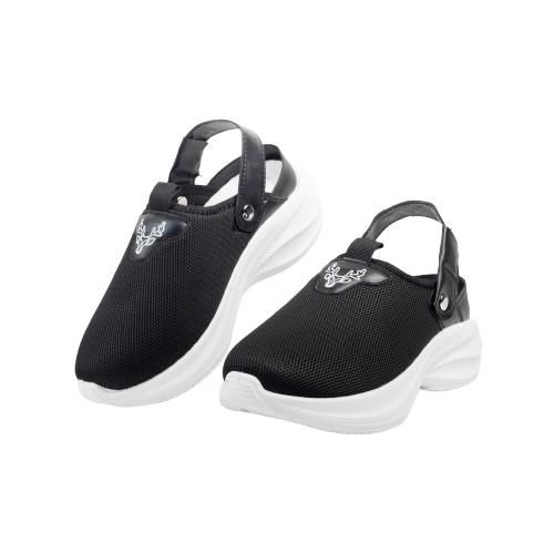 كوتشي للكبار سواء رجالي أو حريمي مريح سليب أون برباط خلفي – خفيف وعملي للاستخدام اليومي – أسود