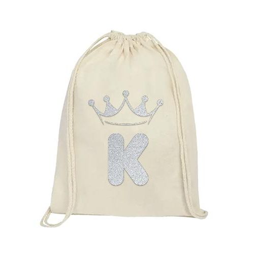 Back bag white High quality 100% lines handbag white distinctive design and shapes, multi-use (travel/lecture/club/work), letter K blue crown