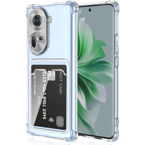 Case Compatible With Oppo Reno 11 5G / Oppo Reno 11 5G / Oppo Reno 11 5G Card Holder Slim Soft TPU Bumper Anti-Scratch Shockproof Protective Cover