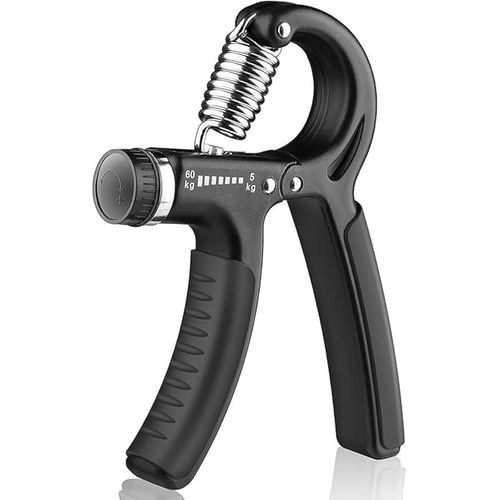 Hand grip strengthening exercise machine with adjustable resistance from 5 to 60 kg, forearm strengthener, hand exerciser for muscle building and injury recovery
