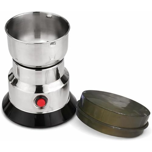 Mini Electric Coffee & Spice Grinder 150W, Stainless Steel Body with 4 Blades, Multi-Purpose Grinder for Beans, Nuts, Seeds & Herbs, Compact and Easy to Use