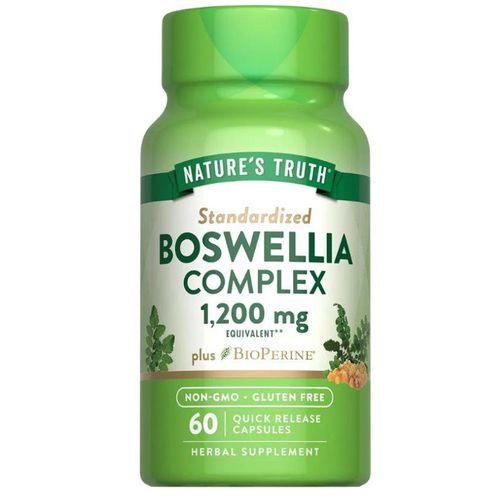 Boswellia Complex 1200 mg 60 Capsules With BioPerine Non GMO & Gluten-Free Supplement