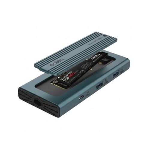OTN-M232 M.2 NVMe/SATA SSD Enclosure & 10Gbps USB-C Multi-Port Hub