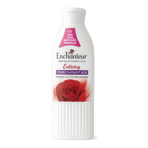 Satin Smooth Perfumed Lotion, Enticing, Visibly Radiant Skin, Vitamin A,C,E And Niacinamide - 500ML