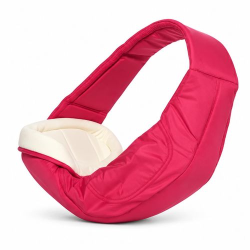 Aiiebao 8817 Padded Baby Sling Carrier with Deep Pouch and Adjustable Wide Shoulder Strap for Newborns – Red