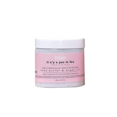 Il n’y a pas le feu! Deep Conditioning Hair Mask – Intense Repair & Nourishing Treatment for Dry & Damaged Hair
