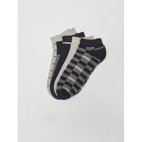 Patterned Men's Trainer Socks 5 Pack