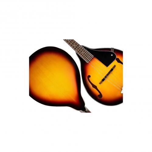 Vintage A-Style Mandolin with 8 Strings and Adjustable Bridge