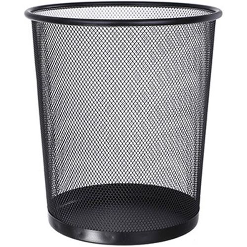 Metal Wire Trash Can with Round Mesh Design, Lightweight and Durable, Perfect for Office, Home, Bedroom, Excellent Ventilation and Modern Shape Fits All Decor