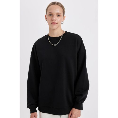 Female Back to School Oversize Fit Thick Sweatshirt